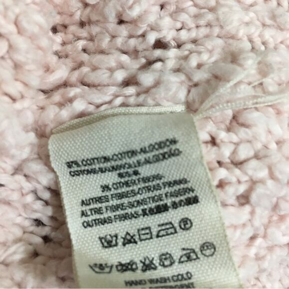 Free People Pastel Knit Striped Sweater Top Size M - Picture 9 of 9